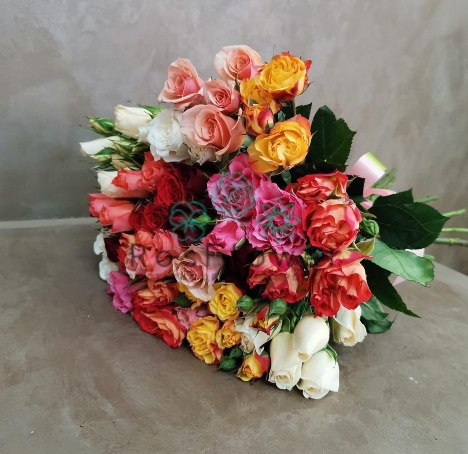 Букет цветов из: Розы в Товарково Тульская область 