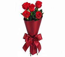 Букет 5 Красных роз Эдлесс Лав в Товарково Тульская область 