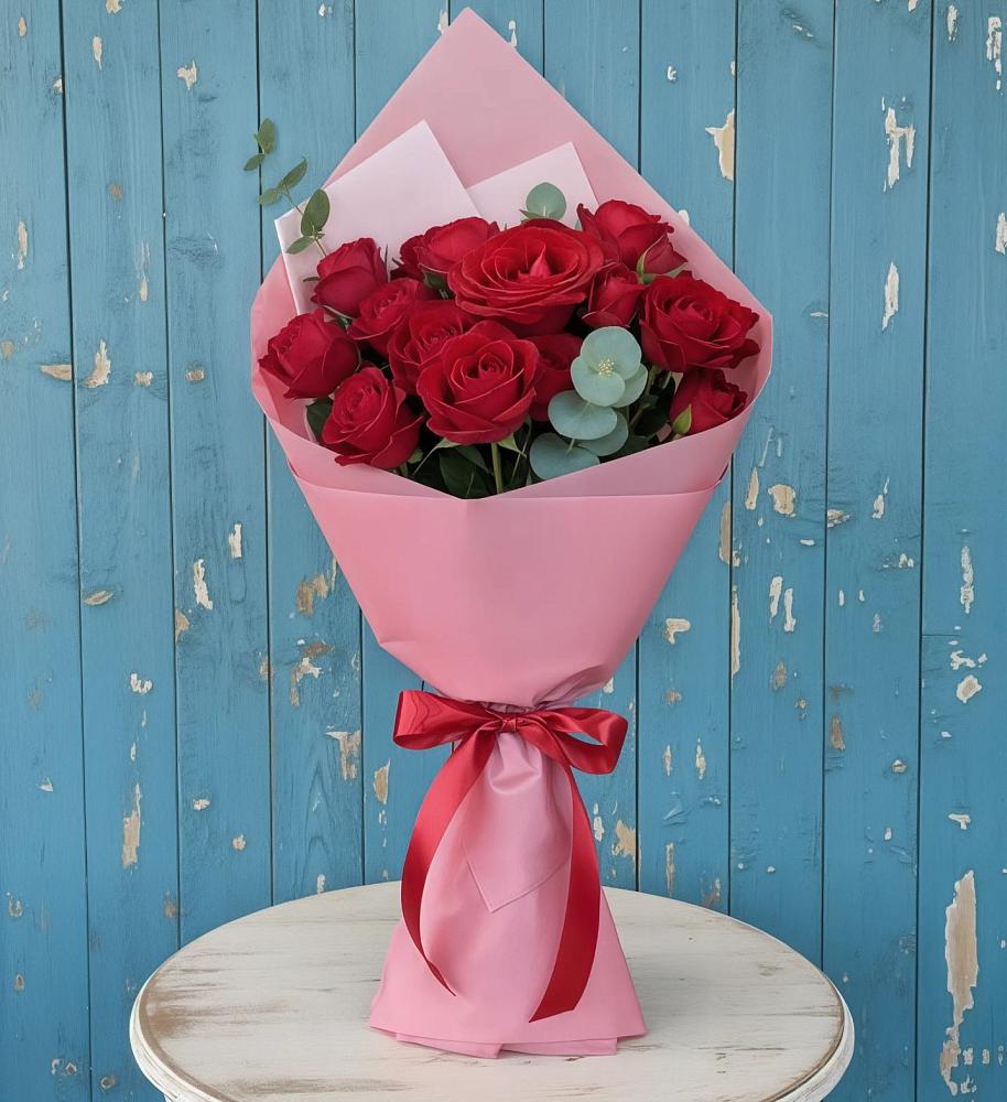 Букет цветов из: Розы в Товарково Тульская область 