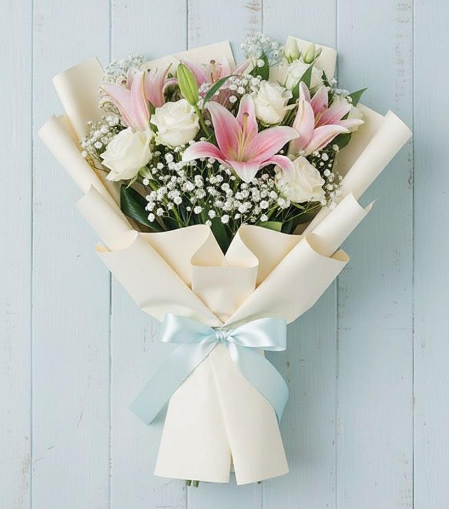 Букет цветов из: Лилии в Товарково Тульская область 