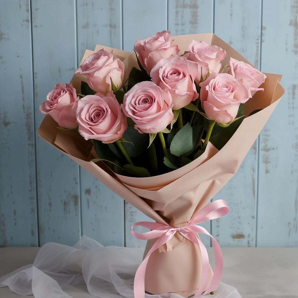 Букет цветов из: Розы в Товарково Тульская область 