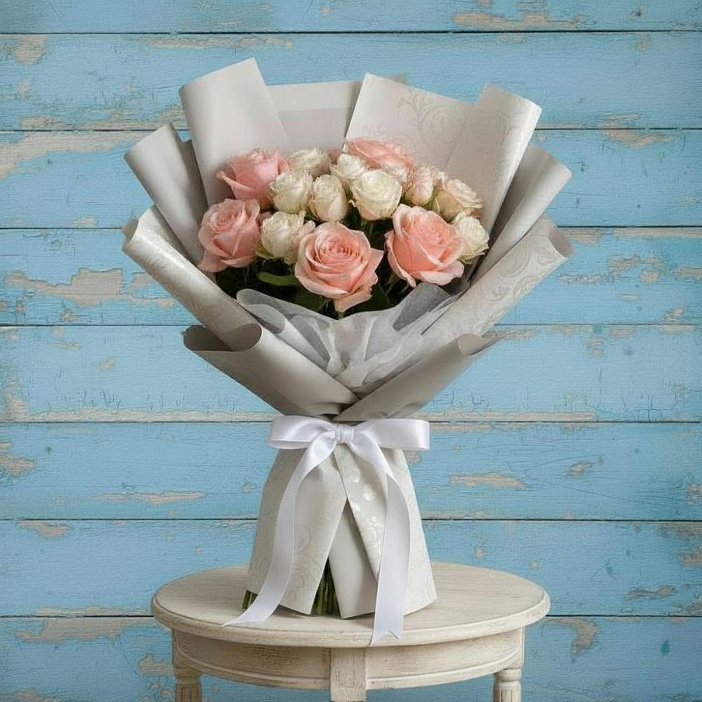 Букет цветов из: Розы в Товарково Тульская область 