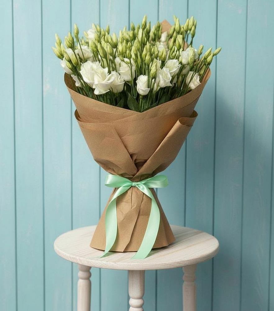 Букет цветов из: Лизиантусы в Товарково Тульская область 