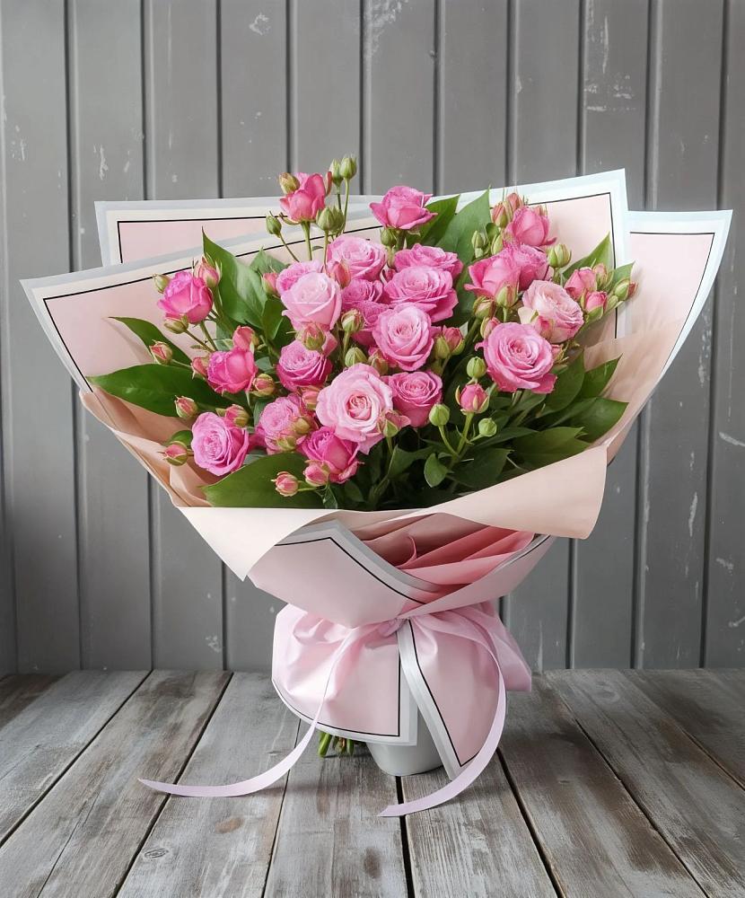 Букет Розовый кустик в Товарково Тульская область 