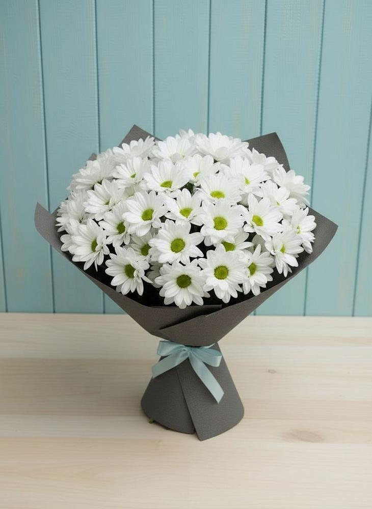 Букет цветов из: Хризантемы в Товарково Тульская область 