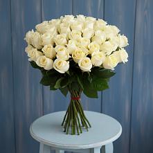 Букет 51 Белая роза Эдлесс Лав #REPLACE_PRED# Товарково Тульская область 