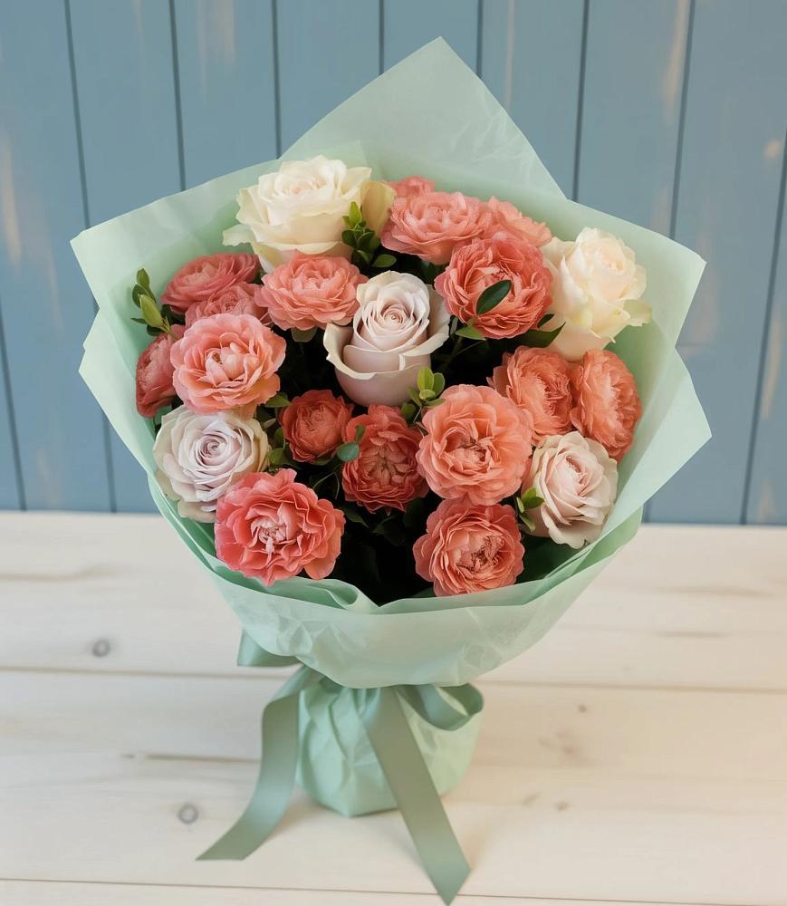 Букет цветов из: Розы в Товарково Тульская область 