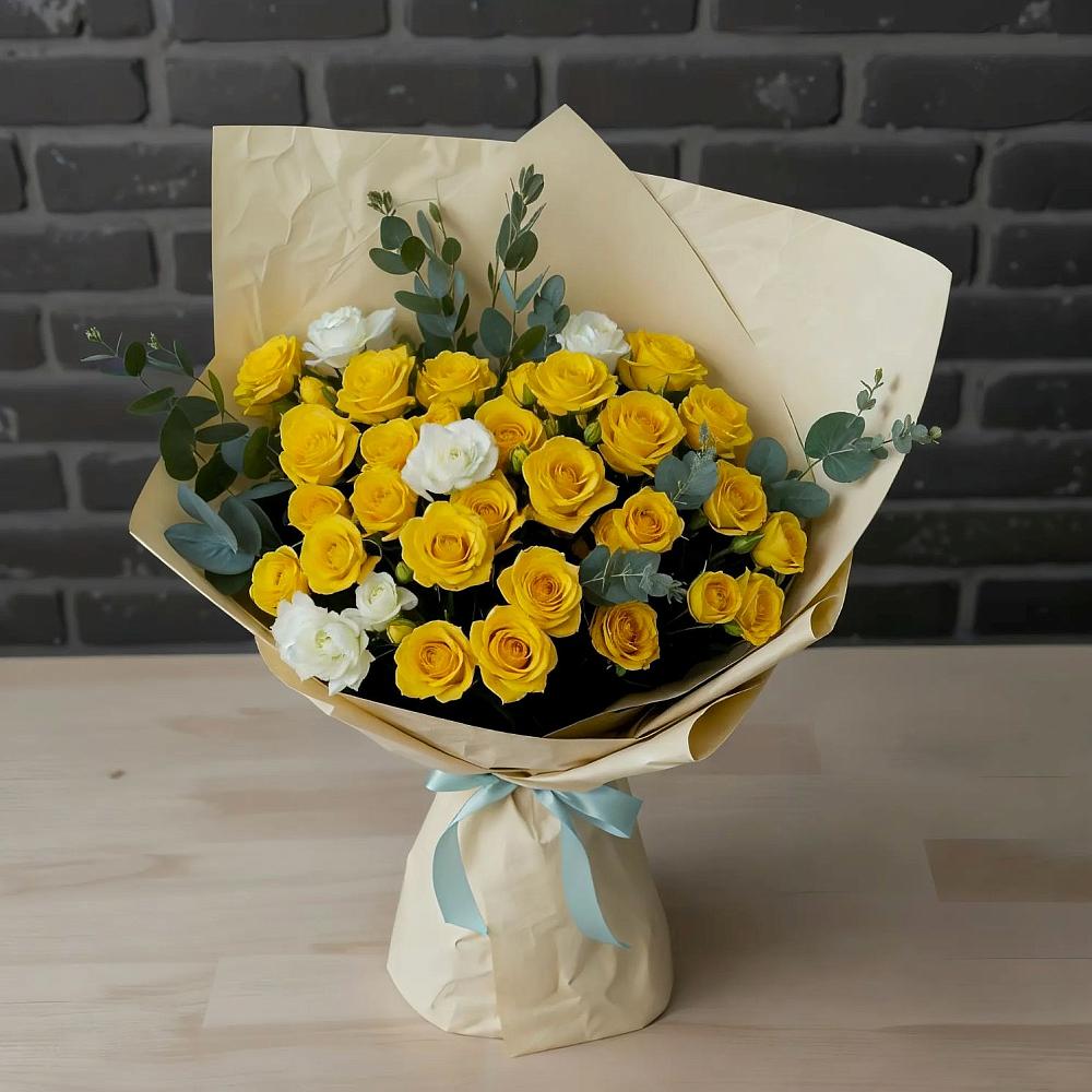 Букет цветов из: Розы в Товарково Тульская область 