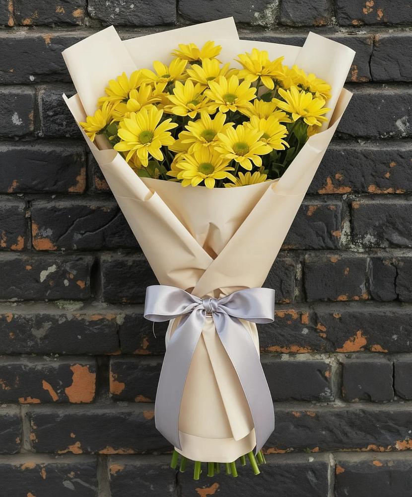 Букет цветов из: Хризантемы в Товарково Тульская область 