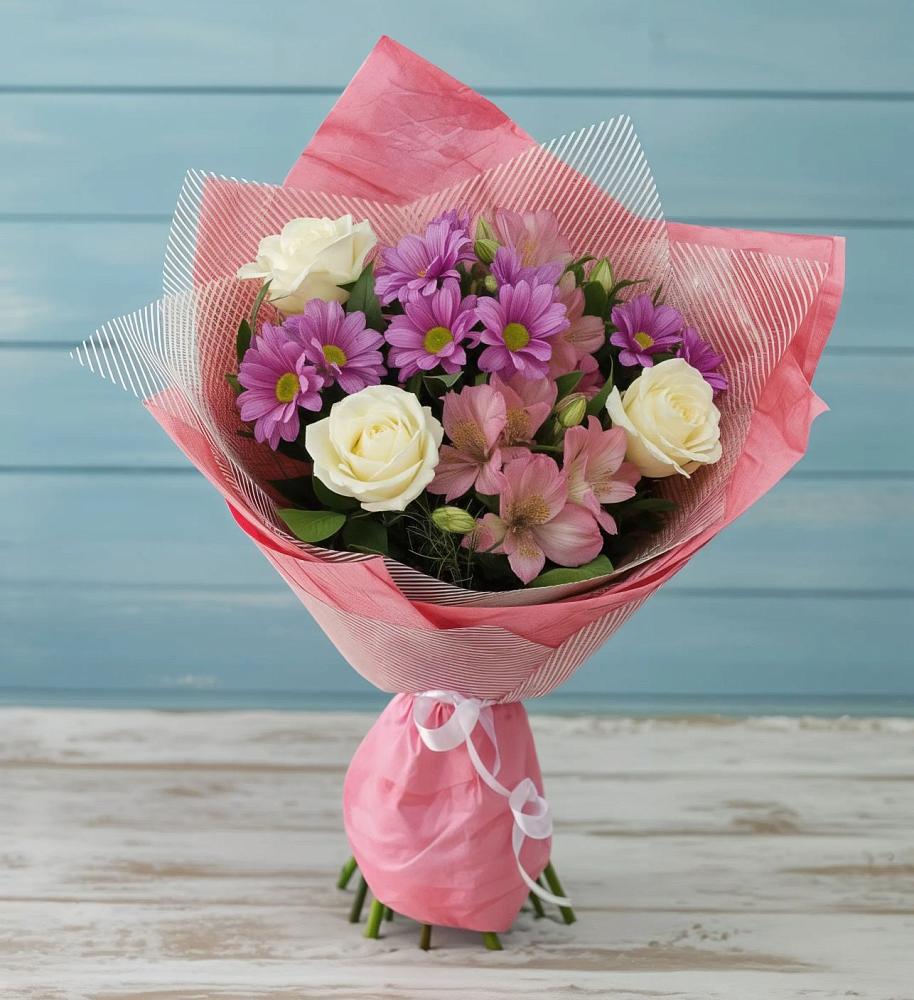 Букет цветов из: Герберы в Товарково Тульская область 