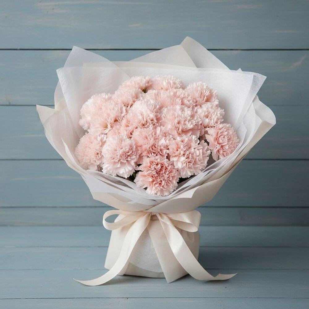 Букет цветов из: Гвоздики в Товарково Тульская область 